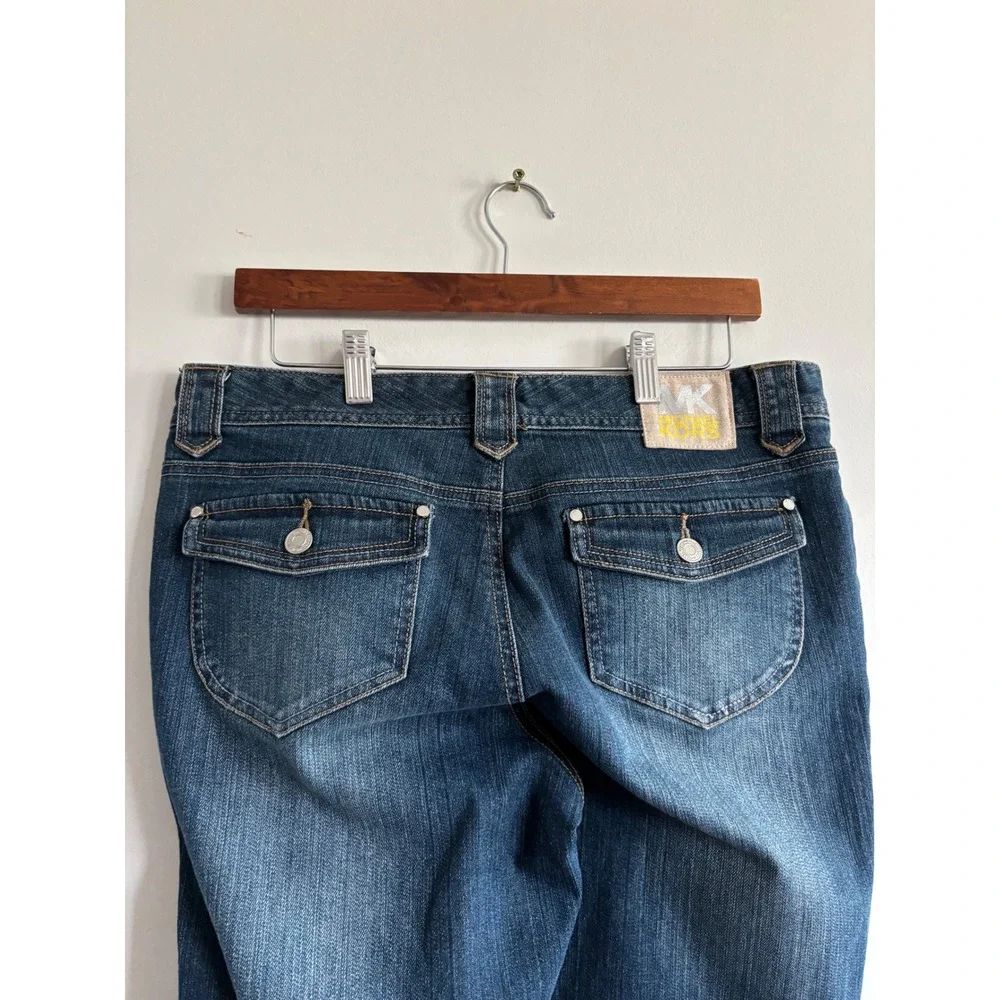 Michael‎ Kors Denim Jeans Bootcut Dark Wash Stretch Women's Size 12